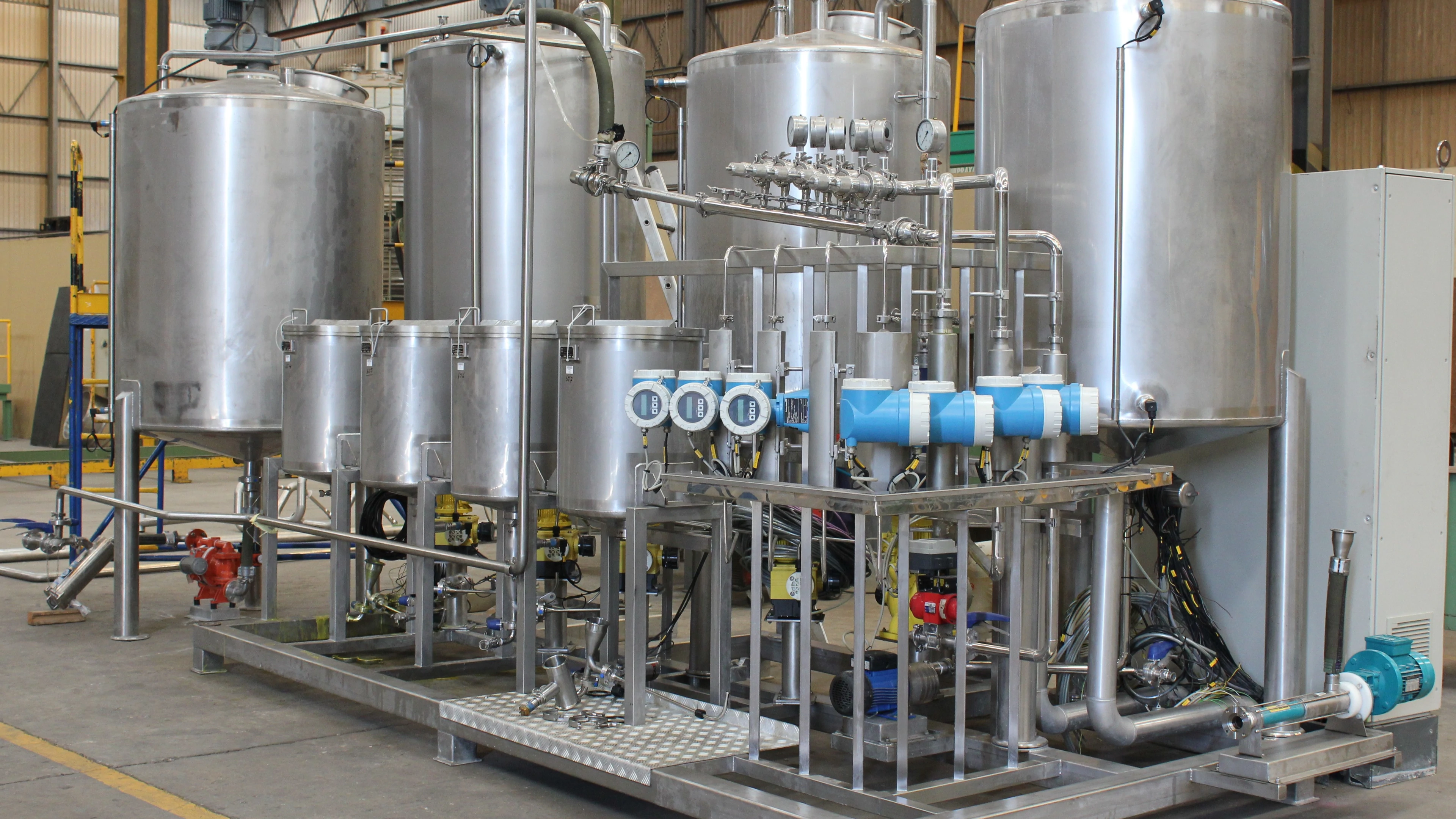 Unidade de produção de detergentes - Indústria quimica